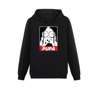 JINPUJING Solar Opposites The Pupa Mens Hoodies Printed Graphic Pullover Unisex Black Sweatshirts M