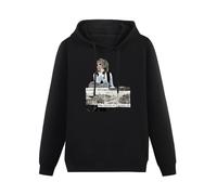 JINPUJING The Ghosts of Highway 20 Lucinda Williams Mens Hoodies Printed Graphic Pullover Unisex Black Sweatshirts L