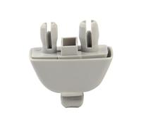 JINQFENG Clip pour Visière de Voiture, pour Audi A6 C6 2004 2007 2008 2009 2010 2011 Crochet Pare-Soleil, Crochet Pare-Soleil pour Voiture (2 pièces),Grey