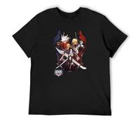 JINQIANXI Blazblue Game Mens Cotton Tshirt Size XXL