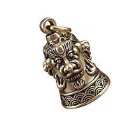 JINQIGG 1. Porte-clés mantra à six mots avec clochettes en alliage pour un usage quotidien et accessoire spirituel en alliage d'énergie positive, a, taille unique