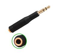 JINQIGG Adaptateur d'extension pour casque stéréo - Tête de conversion mâle 3,5 mm vers 0,5 mm/4 pôles femelle