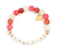 JINQIGG Bracelet léger en acrylique pour filles avec breloque en forme de lettre, bijou de poignet pour une tenue décontractée et un cadeau au quotidien, taille unique, Comme décrit