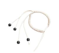 JINQIGG Bracelet tissé géométrique unisexe réglable en corde - Convient pour une tenue décontractée ou formelle, Conforme à l'image