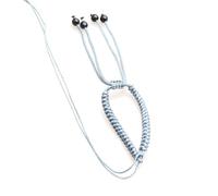 JINQIGG Bracelet tissé géométrique unisexe réglable en corde - Convient pour une tenue décontractée ou formelle, Conforme à l'image