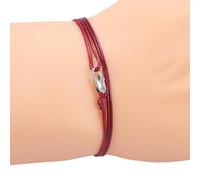 JINQIGG Bracelet tressé multicouche en cordon ciré - Longueur réglable - Fermeture en cuivre - Bijou unisexe - Accessoire pour événement décontracté, Conforme à l'image