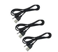 JINQIGG Cordon d'alimentation USB 2 A vers DC 3,5 mm vers DC 3,5 x 1,35 mm Câble de charge compatible avec plusieurs appareils Cordon d'alimentation