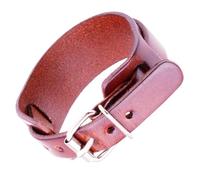 JINQIGG Edgy Bracelet en cuir à double couche avec boucle réglable punk pour un usage quotidien, cortex