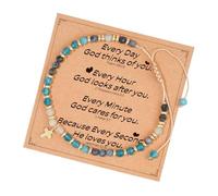 JINQIGG Élégant bracelet permanent avec inscription « Meet Plan » - Bijoux de substances mélangées pour les instances spirituelles et les incidents spéciaux, Matériaux mélangés