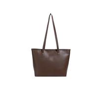 JINQIGG Élégant sac à bandoulière surdimensionné en polyuréthane avec poignées renforcées, sac à main à l'intérieur des aisselles, sac à main tendance pour femme, livre élégant, café, One Size