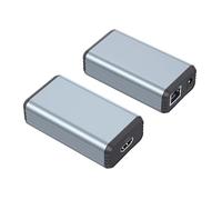 JINQIGG Extendeur HDTV de 150 mètres utilisant la technologie POC prend en charge le streaming vidéo sans signal retardateur de résolution HDTV Extender