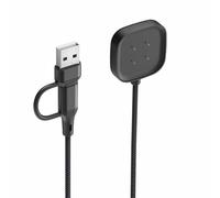 JINQIGG Fil Adaptateur d'alimentation USB Haute Efficacité pour Montre Connexion Magnétique Câble De Recharge D'énergie Rapide Double/C