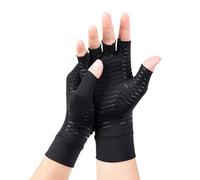 JINQIGG Gants de protection contre le soleil - Demi-doigt - Joint élastique antidérapant - Confortable à porter pour le vélo, la randonnée