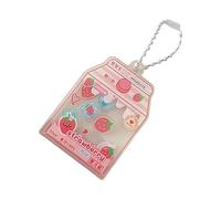 JINQIGG Joli porte-clés en forme de bouteille de boisson, anneau de voiture, accessoires esthétiques pour sacs à dos, portefeuilles, décorations de voiture, anneaux pour femme, b