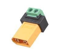 JINQIGG Mâle vers 2 broches - Pas besoin d'adaptateur de borne à souder - Courant de 10 A pour systèmes d'alimentation en extérieur