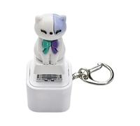 JINQIGG Porte-clés anti-stress éclairé activé par le son, jouet à presser en ABS robuste pour adultes et enfants, porte-clés mignon pour soulager le stress, gadget de bureau, a, taille unique