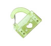 JINQIGG Porte-clés contemporain creux en acrylique pour sac à dos, accessoire de sac à dos, E