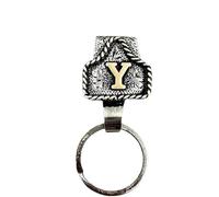 JINQIGG Porte-clés multi-usage pour homme en métal antirouille avec clip rapide, organiseurs amovibles pour un usage quotidien, Y, taille unique