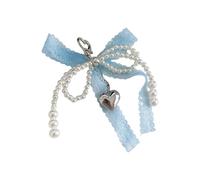 JINQIGG Porte-clés nœud pour femme - Breloque pour sac à main, sac à dos, voiture, porte-clés esthétique, accessoires