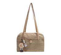 JINQIGG Sac de travail pratique avec caractéristiques d'organisation avec sangle ergonomique, grand espace, sac à bandoulière tendance pour ordinateur portable essentiel, kaki