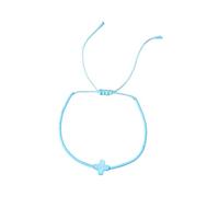 JINQIGG Styles Bracelet multicolore en alliage avec croix réglable pour cadeau spécial, Conforme à l'image