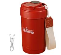 JINQIGG Tasse de voyage portable auto-mélangée 300 ml LED avec moniteur de température et construction en acier inoxydable de qualité alimentaire nettoyage rapide tasses intelligentes pour boissons