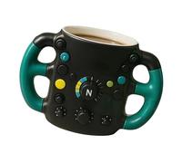 JINQIGG Tasses à café en résine d'acier inoxydable de qualité supérieure avec motif de course - Isolation thermique pour boissons chaudes - Pour les fans de sport automobile - Isolation thermique
