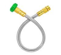 JINQIGG Tuyau d'arrosage flexible de 0,6 m résistant à la rouille et étanche pour pulvérisateurs de cour, enrouleurs de tuyau et application stable d'approvisionnement en eau de jardin pour