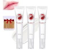 Jinshane Lip Serum,Lip Serum for Dry Lips,Fresh Treatment Remove Dark Lip Balm Moisturizer Nourishing Essence, Non-sticky (3Pcs)