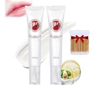 Jinshane Lip Serum,Lip Serum for Dry Lips,Fresh Treatment Remove Dark Lip Balm Moisturizer Nourishing Essence, Non-sticky (2Pcs)