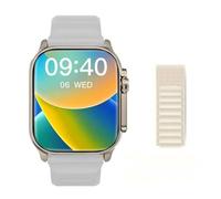 JINSHANGZI Montre intelligente HK11 Ultra 3 programmes de rappel prise en charge des écouteurs TWS Connexion réseau Partage AI Robot hors ligne Réveil vocal Montre intelligente (gris)