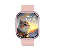 JINSHANGZI Montre intelligente sans fil avec carte SIM 4G pour répondre aux appels - Pour le sport et le fitness - Pour homme et femme - Avec système WiFi Android - Prend en charge la carte SIM (rose)