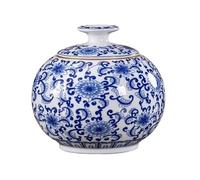 Jinsheng Kiln Boîte à thé Dragon et Phénix Boîte en tôle Bleu et Blanc Grande boîte à thé en céramique Rétro Boîte générale Pu'er Résistant à l'humidité Boîte scellée Usage domestique Bocal de