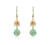 JINSHENGXINA Boucles d'oreilles Cadenas De La Paix 8 Mm for Femmes