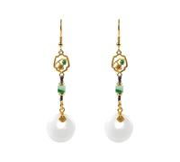 JINSHENGXINA Boucles d'oreilles Cadenas De La Paix for Femmes