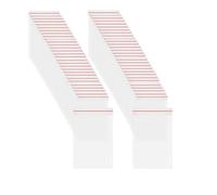 JINSIHU Lot de 500 Sachets Zip Transparent, Sacs à Fermeture Éclair Sachets Plastiques Refermables En Film Polyéthylène Basse Densité Petit Sachet Plastique pour Bonbons, Biscuit, Bijoux 4 cm x 6 cm