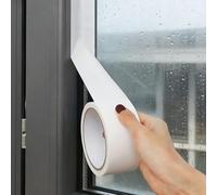 Jinsion Adhes Ruban éTanche Blanc en Butyle pour RV, 50 mm x 30 m Ruban pour Caravane Toit Ruban de Réparation, Résistant au vent pour Joints de Vitres, Portes, étanchéité