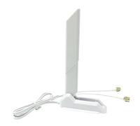 JINTAI Antenne WiFi 6E triBande à Haut Gain 9dBi avec Base magnétique pour MSI Ordinateurs de Bureau PCCouverture omnidirectionnelle 360°supporte 2.4GHz/5.8GHz/6GHz Bluetooth Cartes PCIE&WiFi 6/6E