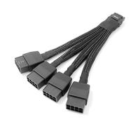 JINTAI Câble d'alimentation pour cartes graphiques RTX4090 RTX4080 12VHPWR 4x8P à 16P (12+4) 15 cm 16AWG