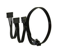 JINTAI Câble d'alimentation SATA 6 Broches vers 3x15 pour Les alimentations Seasonic/Antec, BTC Mining & HDD Splitter 18.7-inch