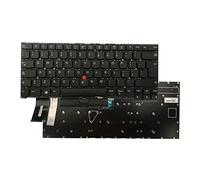 JINTAI Keyboard IT Keyboard (Backlit) Laptop pour Lenovo Thinkpad T490s (20NX, 20NY) T495s (20QJ, 20QK) IT Backlit