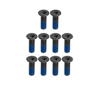 JINTAI Lot de 10 vis de base pour ordinateur portable Lenovo 14e Chromebook Gen 3 82W6 82W7 IP Slim 3 Chrome 14IAN8 83BN Noir Un lot de 10 pièces