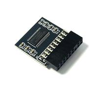 JINTAI Module TPM 2.0 LPC 18 broches avec Infineon SLB9665 pour ASRock TPM2.0 (18pin-1) Carte mère pour B450M Pro4/B450M Pro4-F/B450M Pro4 R2.0/B450M-HDV/B450M-HDV R4.0 Securely Bus-Hee. clé ader