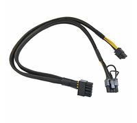 JINTAI PCIE Câble d'alimentation 10 Broches à 6+8 Broches SATA Driver Adaptateur de Rechange pour HP Proliant DL380 G9/ DL380E/ DL380 G8/ 580 G7 and Top GPU 50 cm