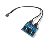 JINTAI Rallonge USB 9 Broches pour Carte mère Version améliorée pour la Conception de Circuit imprimé 1 en 4