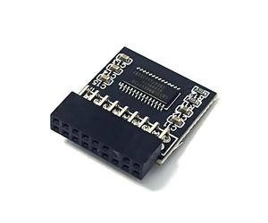 Jintai TPM 2.0 Module SLB9665 LPC 18 broches Carte de sécurité à distance pour carte mère ASRock B450 Pro4/R2.0, B450M Pro4/R2.0/Pro4-F/HDV, Fatal1ty B450 Gaming K4, X570 Extreme4