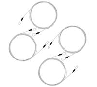JINTANG 4PCS cable antivol,cadenas velo,3 mètres cable antivol velo,pour sécuriser les vélos,les poussettes,les équipements sportifs,les meubles de jardin,le matériel de camping,etc