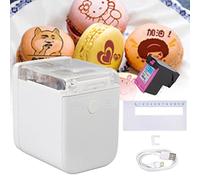 JINTAOMA Imprimante Portative Portative, Mini Imprimante Portable De Tatouage, Machine d'impression Intelligente sans Fil, ContrôLe par Application, pour La DéCoration du Café, du Pain