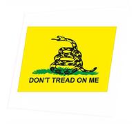 JINTORA Autocollant Voiture - Gadsden Drapeau Dont Tread on Me - 3X 30x21mm - Sticker pour Voiture Tuning - Résistant aux intempéries - Vinyle Durable - Facile à Coller - Accessoire déco Original