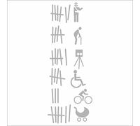 JINTORA Autocollant Voiture - Ma liste de Victimes - 210x77 mm - Argent - Sticker pour Voiture Tuning - Résistant aux intempéries - Vinyle Durable - Facile à Coller - Accessoire déco Original